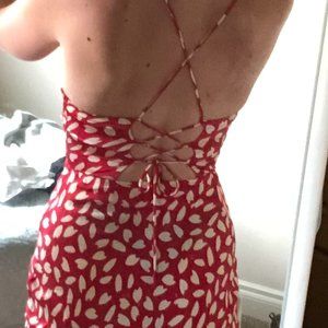 Fortunate One "Next Flight Home Midi Dress"